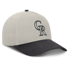 Stone/Graphite Colorado Rockies Fanatics Wonder A-Frame Adjustable Hat