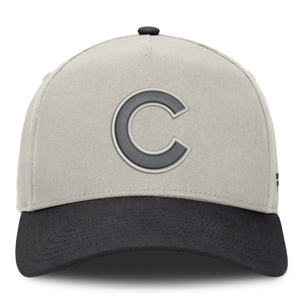 Stone/Graphite Chicago Cubs Fanatics Wonder A-Frame Adjustable Hat