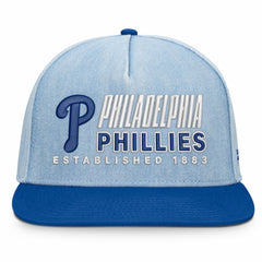 Denim Philadelphia Phillies Fanatics Twinbill Snapback Hat