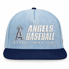 Denim Los Angeles Angels Fanatics Twinbill Snapback Hat