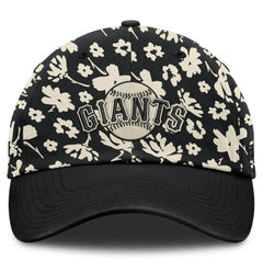 Black San Francisco Giants Fanatics Women's Blossom Adjustable Hat