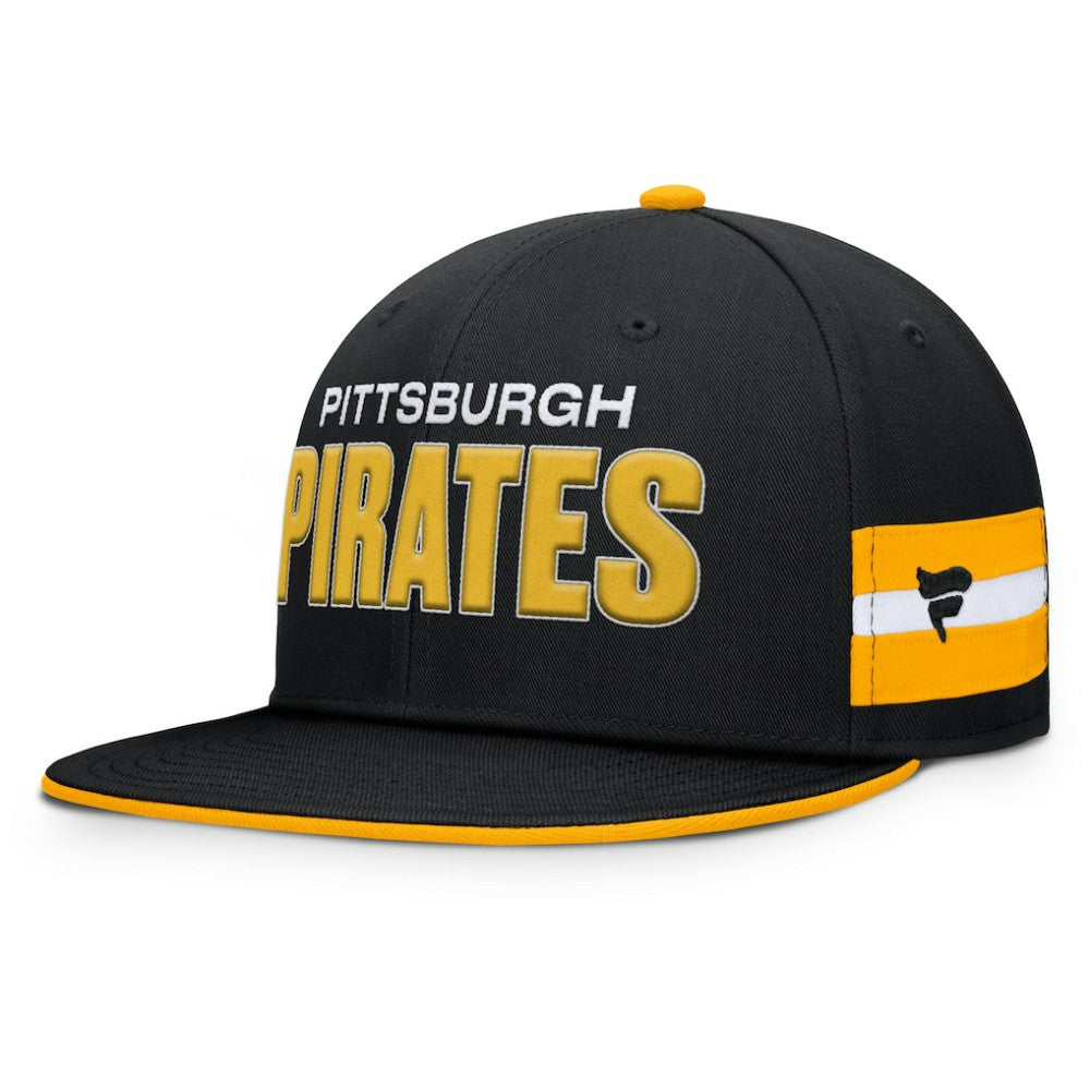 Black Pittsburgh Pirates Fanatics Pick Off Fitted Hat
