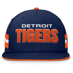 Navy Detroit Tigers Fanatics Pick Off Fitted Hat