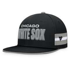 Black Chicago White Sox Fanatics Pick Off Fitted Hat