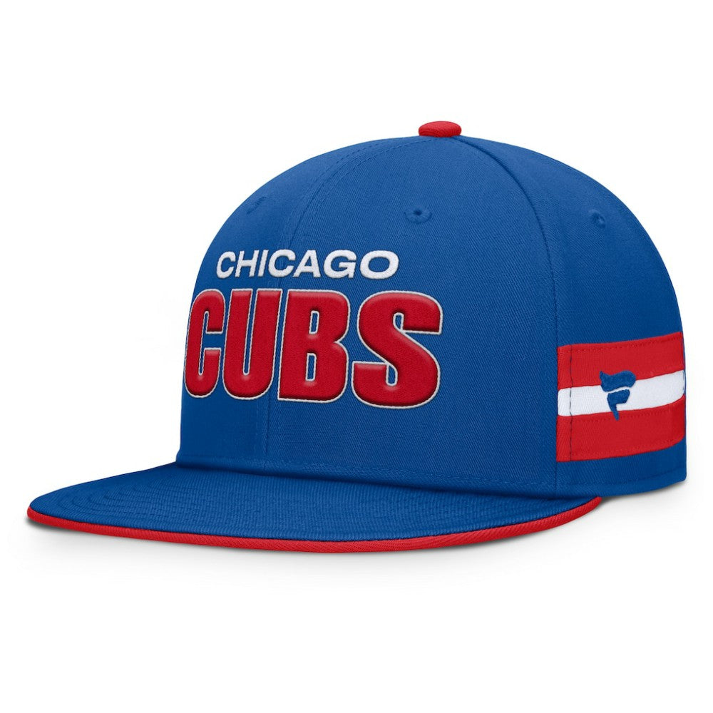 Royal Chicago Cubs Fanatics Pick Off Fitted Hat