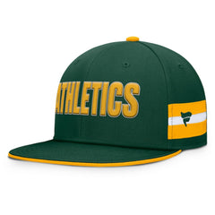 Green Athletics Fanatics Pick Off Fitted Hat