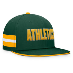 Green Athletics Fanatics Pick Off Fitted Hat