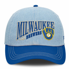 Denim Milwaukee Brewers Fanatics Retire Adjustable Hat