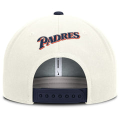 Cream/Navy San Diego Padres Nike Cooperstown Pro Dri-FIT Snapback Hat