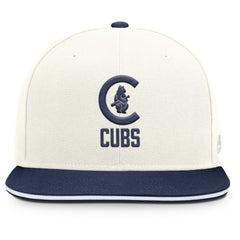 Cream/Navy Chicago Cubs Nike Cooperstown Pro Dri-FIT Snapback Hat
