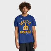 Royal Seattle Mariners Nike Cooperstown Collection T-Shirt