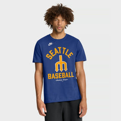 Royal Seattle Mariners Nike Cooperstown Collection T-Shirt