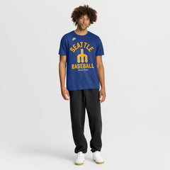 Royal Seattle Mariners Nike Cooperstown Collection T-Shirt
