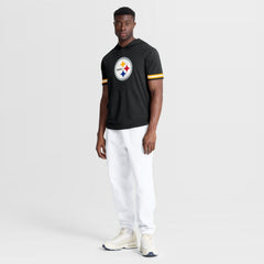 Optimal Play Short Sleeve Hooded T-Shirt - Pittsburgh Steelers T-shirts