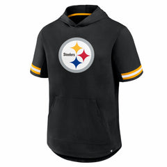Optimal Play Short Sleeve Hooded T-Shirt - Pittsburgh Steelers T-shirts