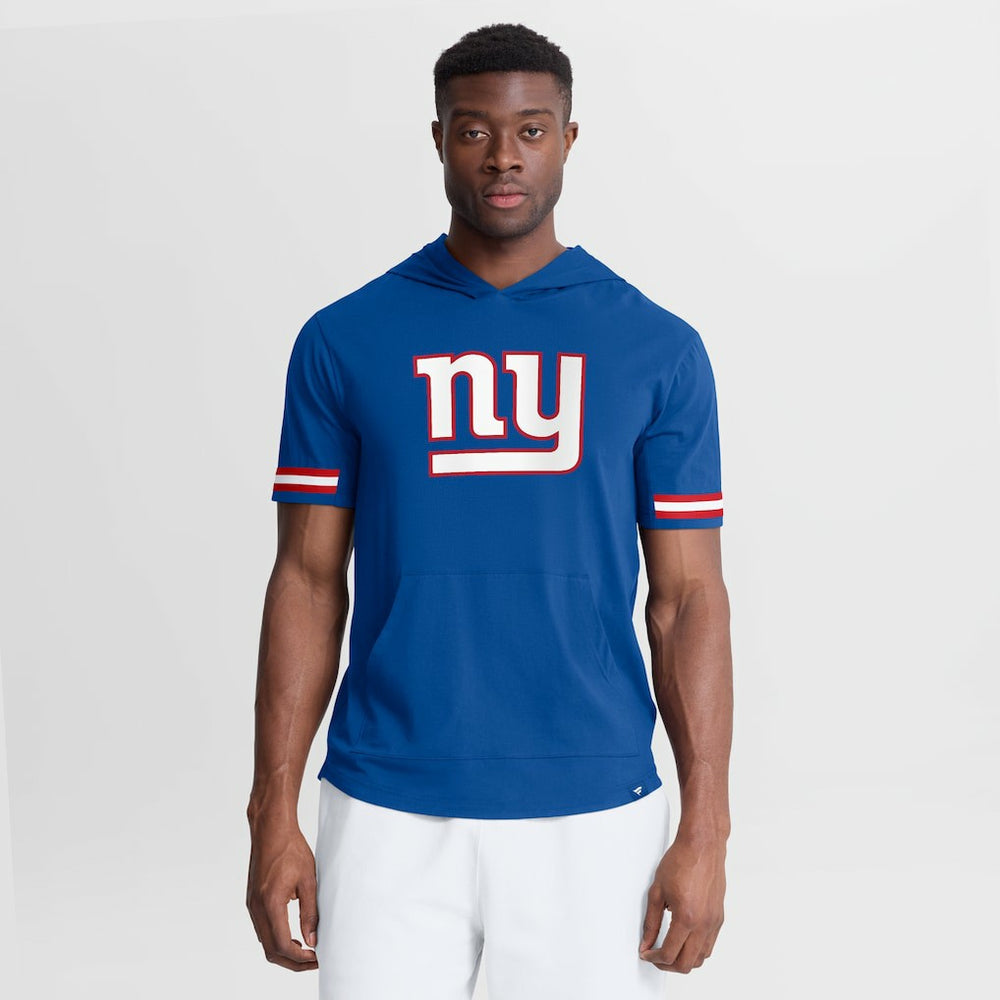 Optimal Play Short Sleeve Hooded T-Shirt - New York Giants T-shirts