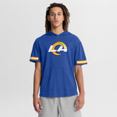 Optimal Play Short Sleeve Hooded T-Shirt - Los Angeles Rams T-shirts