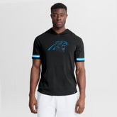 Optimal Play Short Sleeve Hooded T-Shirt - Carolina Panthers T-shirts