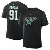 NHL Tyler Seguin Dallas Stars Fanatics Authentic Stack Name & Number T-Shirt
