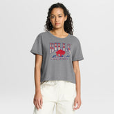 Women's Overplayed Tribute Tri-Blend Boxy T-Shirt - Buffalo Bills T-shirts