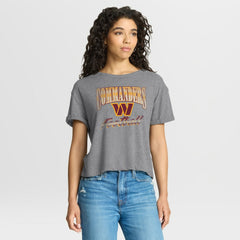 Women's Overplayed Tribute Tri-Blend Boxy T-Shirt - Washington Commanders T-shirts