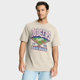 Tan Los Angeles Dodgers Fanatics Stadium Slub T-Shirt