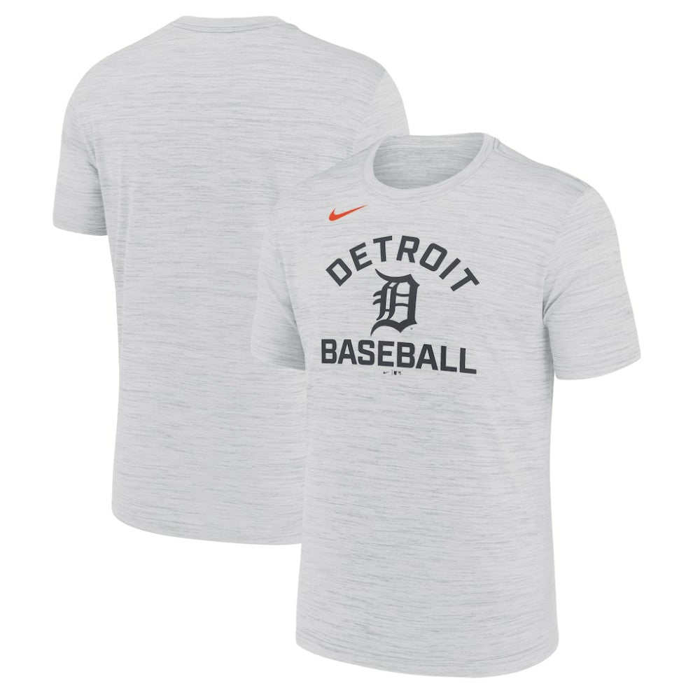 Ash Detroit Tigers Nike Velocity Team City Baseball Dri-FIT T-Shirt