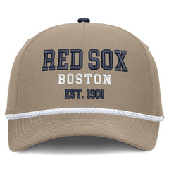 Khaki Boston Red Sox Nike Father's Day Rope Rise Adjustable Hat