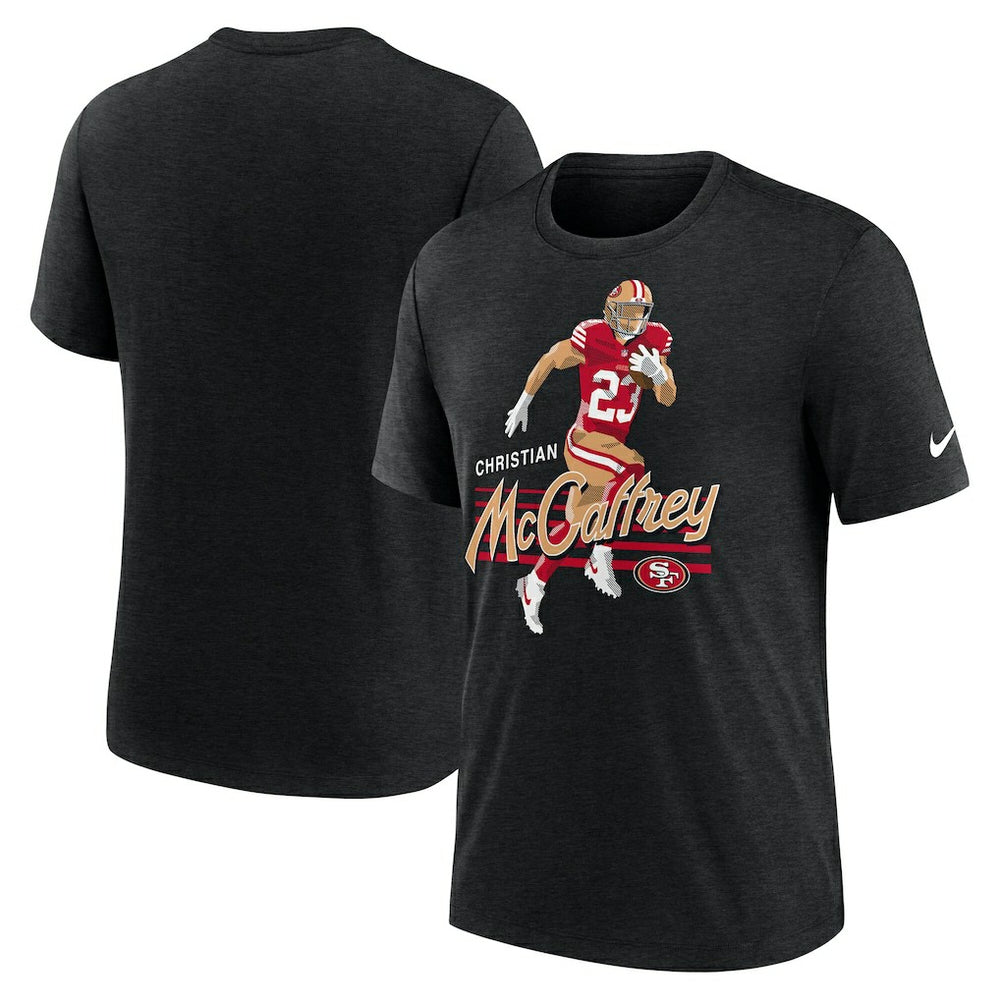 Christian McCaffrey Player Graphic T-Shirt - San Francisco 49ers T-shirts