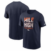Mile High Football T-Shirt - Denver Broncos T-shirts