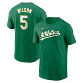 Green Jacob Wilson Athletics Nike Fuse Name & Number T-Shirt