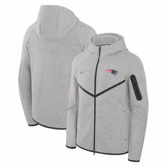Tech Fleece Raglan Full-Zip Windrunner Hoodie - New England Patriots Hoodies