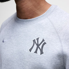 Heather Charcoal New York Yankees Nike Tech Fleece Raglan Sweatshirt