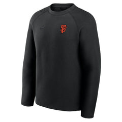 Black San Francisco Giants Nike Tech Fleece Raglan Sweatshirt