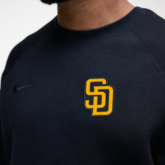 Black San Diego Padres Nike Tech Fleece Raglan Sweatshirt