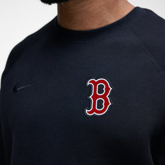 Black Boston Red Sox Nike Tech Fleece Raglan Sweatshirt