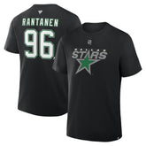 NHL Mikko Rantanen Dallas Stars Fanatics Authentic Stack Name & Number T-Shirt