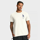 Cream Los Angeles Dodgers Nike Primetime 2-Hit T-Shirt