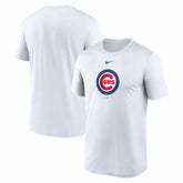 White Chicago Cubs Nike New Legend Dri-FIT T-Shirt