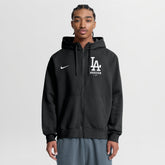 Black Los Angeles Dodgers Nike Primetime Lockup Full-Zip Hoodie