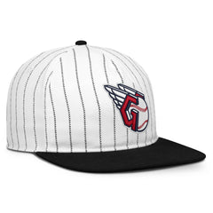 White/Black Cleveland Guardians Nike Cooperstown Collection Pro Adjustable Hat