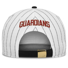 White/Black Cleveland Guardians Nike Cooperstown Collection Pro Adjustable Hat