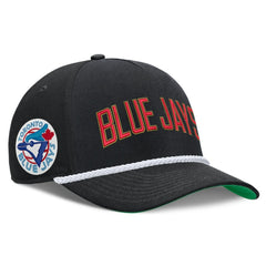Black Toronto Blue Jays Nike Cooperstown Collection Rise Adjustable Hat