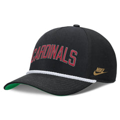 Black St. Louis Cardinals Nike Cooperstown Collection Rise Adjustable Hat
