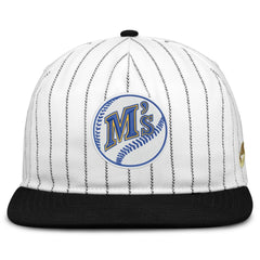 White/Black Seattle Mariners Nike Cooperstown Collection Pro Adjustable Hat