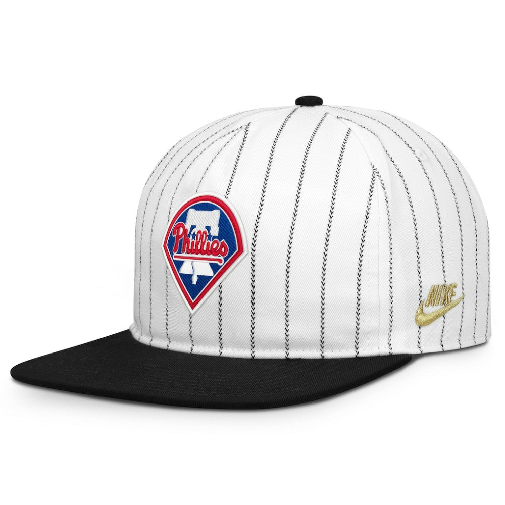 White/Black Philadelphia Phillies Nike Cooperstown Collection Pro Adjustable Hat