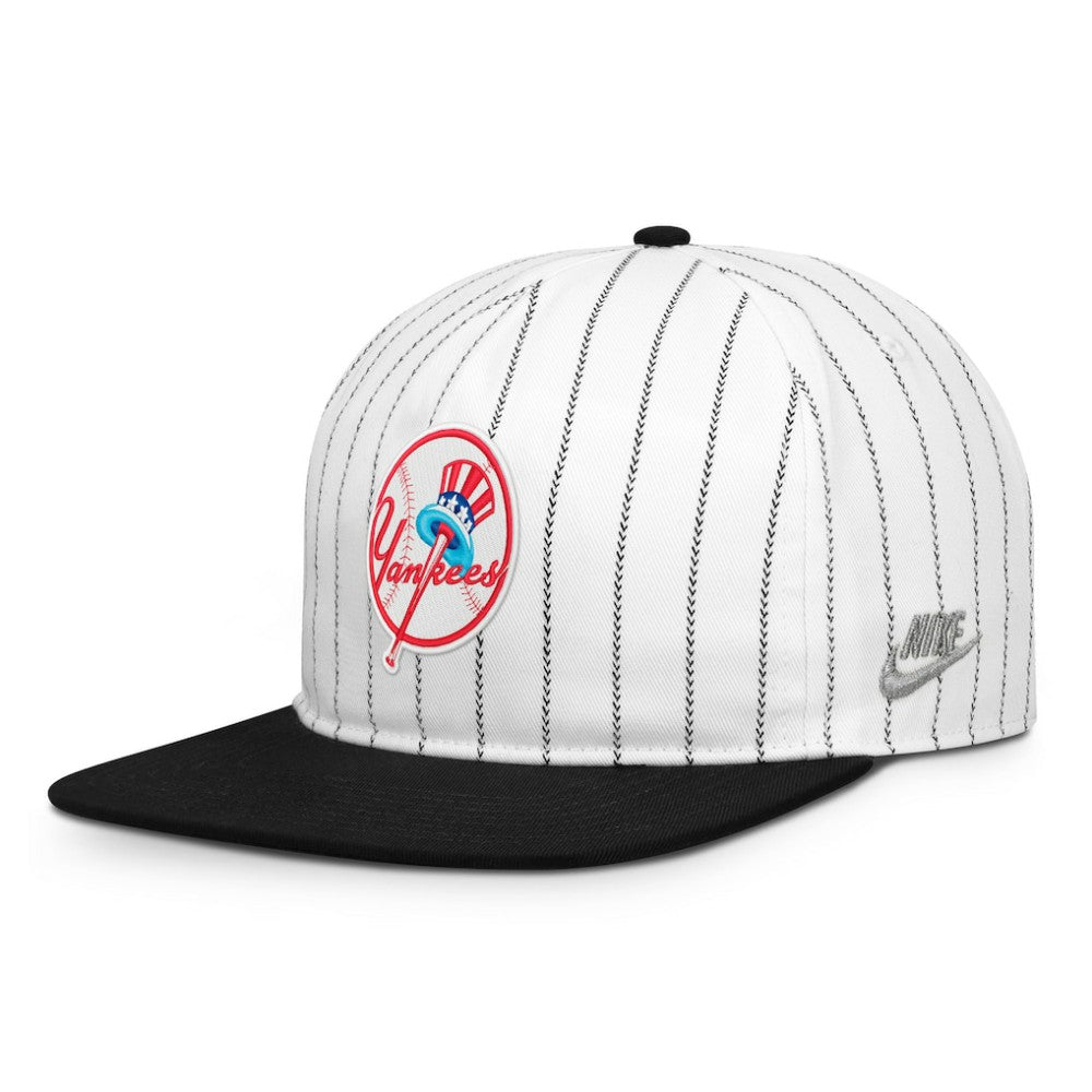 White/Black New York Yankees Nike Cooperstown Collection Pro Adjustable Hat