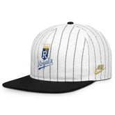 White/Black Kansas City Royals Nike Cooperstown Collection Pro Adjustable Hat