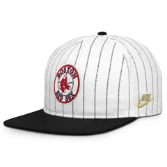 White/Black Boston Red Sox Nike Cooperstown Collection Pro Adjustable Hat