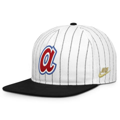 White/Black Atlanta Braves Nike Cooperstown Collection Pro Adjustable Hat